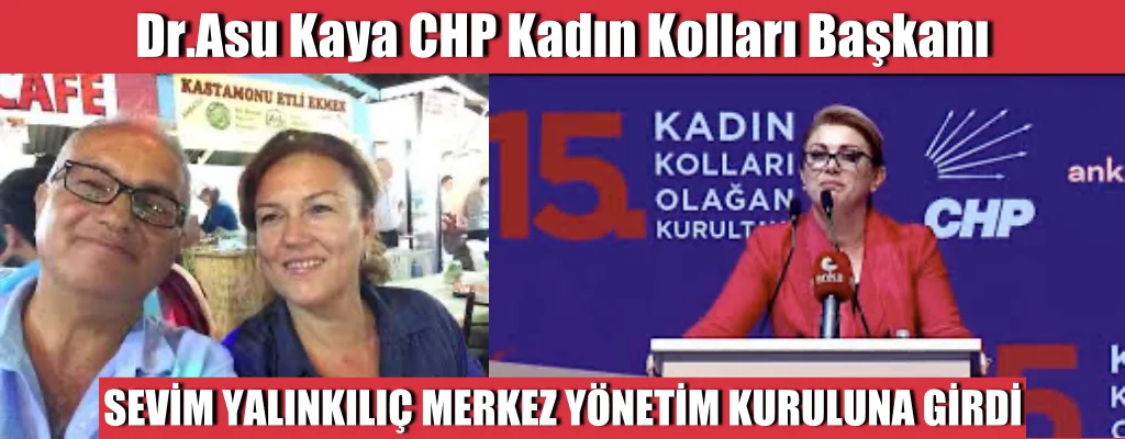 Dr.Aysu Kaya CHP Kadın Kolları Başkanı Seçildi