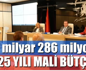 2025 YILI MALİ BÜTÇESİ KABUL EDİLDİ