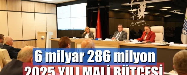 2025 YILI MALİ BÜTÇESİ KABUL EDİLDİ