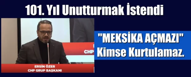 Meksika Açmazı Kimse Kurtulamaz.