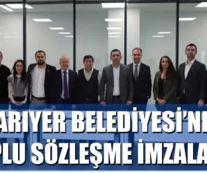 SARIYER BELEDİYESİ’NDE TOPLU SÖZLEŞME İMZALANDI