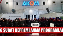 BAŞKAN AKSU 6 ŞUBAT DEPREMİ ANMA PROGRAMLARINA KATILDI